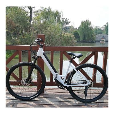 China Aluminum Alloy OEM / Lithium Battery ODM Hidden Step Through Cruiser Mountain Bike Electric City Electric Bike for sale