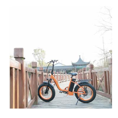 China Aluminum alloy Changzhou boxu newcomer 48v500w 10ah step by e bike Eu vintage e fat e bike for sale