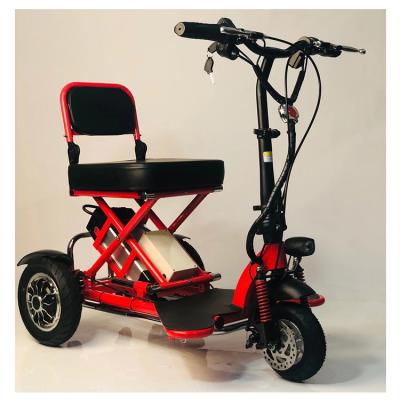 China Large Tricycle 48v 350w 3 Wheels Electric Scooter Battery Operated Adult Mobility Scooter Tricycle For Disabled Elderly for sale