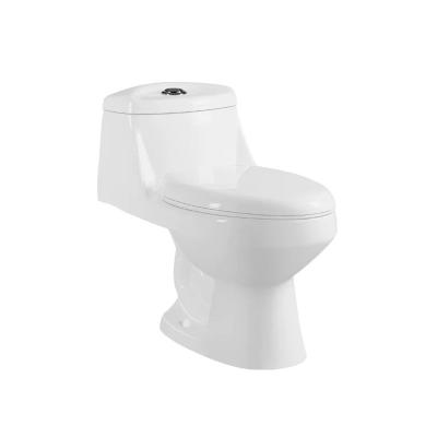 China Double-Flow Modern Design Siphonic Toilet Manufacturer Lavatory One Piece WC China Customized For Bathroom for sale