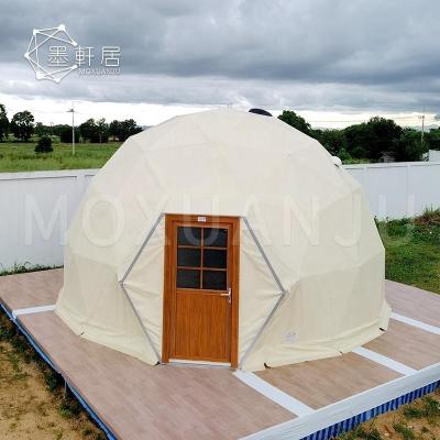 China Outdoor Garden Igloo Dome Tube Type Luxury Hotel Stake Tent Dome House Geodesic Tent Glamping for sale