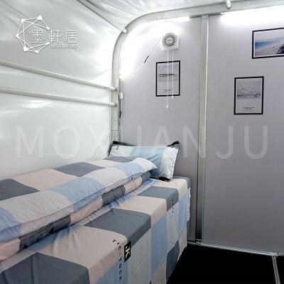 China Extended Sleeping Single Bed Capsule Pod Room Hotel Hostel Box Modular Type Tent From China for sale