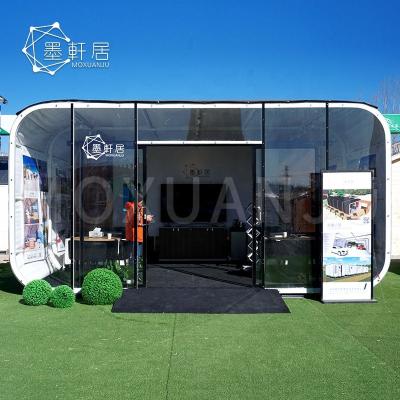 China Extended Type 5x6M Portable Modern Inflatable Cabin Capsule House Glamping Tent For Commercial Hotel for sale