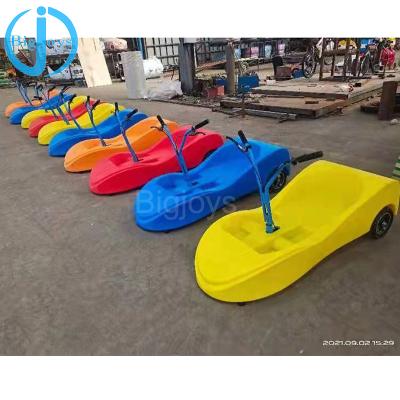 China FRP & stainless steel nonpower sliding car scooter no engine , cheap outdoor fun ride for sale