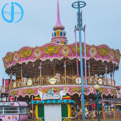 China Cheap ALLOY Amusement Park Merry Go Round Ride , Kids Carousel Park Rides for sale