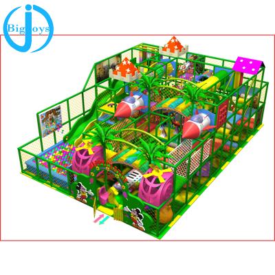 China Plastic Plastic Playground Kids Amusement House Playground, Indoor Playground Equipment With Safety Net for sale