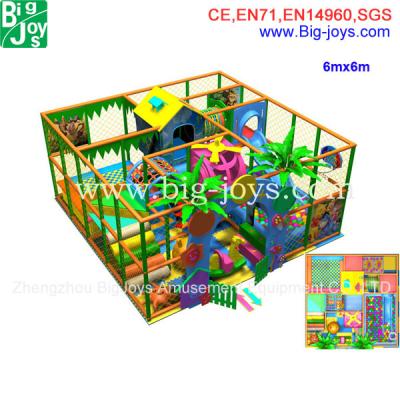 China Indoor Kindergarten Playground Roller Slide Playground, Amusement Park Playground With Airplane for sale