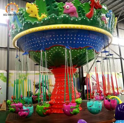 China Outdoor mall mall amusement park dinosaur flying chair kiddie ride for sale for sale