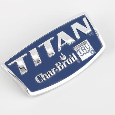 China Custom China OEM Furniture Aluminum Zinc Logo Letter Plate for sale