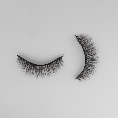 China Natural Long Synthetic Hair Fan Eyelash Extensions Easy Custom Whips Strip Nagaraku Wholesale Thin Eyelashes for sale