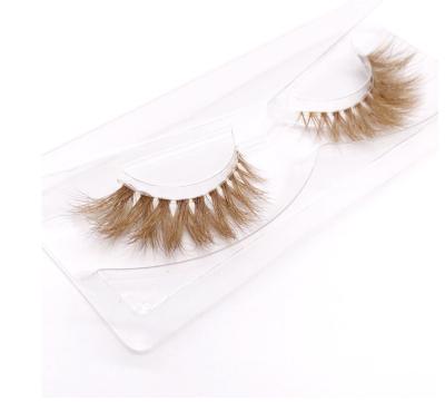 China Long a pair natural boxed three-dimensional multi-layer false thick natural flexible chemical fiber eyelashes 3D manufacturers wholesale for sale