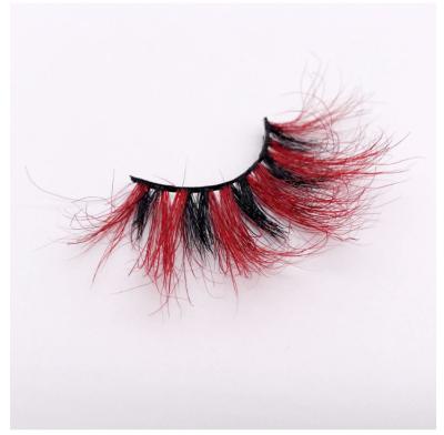 China Long a pair natural boxed three-dimensional multi-layer false thick natural flexible chemical fiber eyelashes 3D manufacturers wholesale for sale