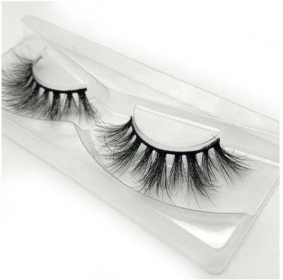 China Long a pair natural boxed three-dimensional multi-layer false thick natural flexible chemical fiber eyelashes 3D manufacturers wholesale for sale