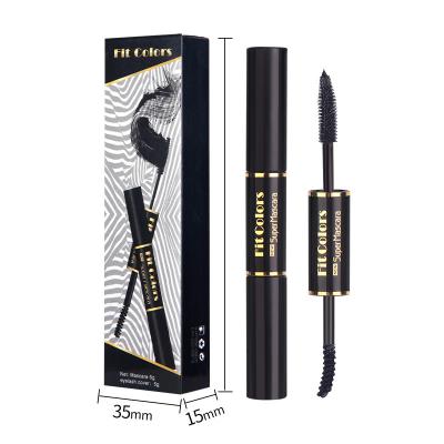 China Water Resistant Adjustment Colors Dual Main Color Mascara Is Eyebrow Thick Curly Water Resistant Non Smudge Multi White Mascara for sale