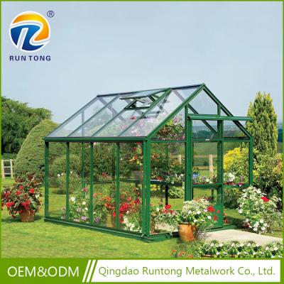 China Easily Assembled 3.8 Square Meter Factory Specializing Durable Made With Small Sliding Door Greenhouse for sale