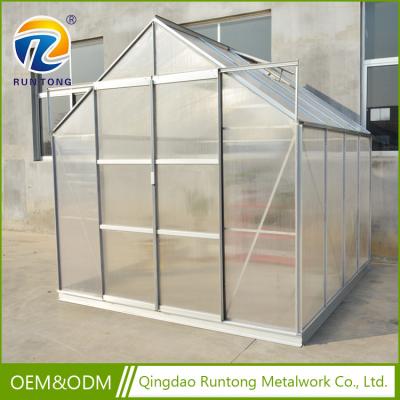 China New Style High Quality Promotional Agricultural Aluminum Garden Base Easily Assembled Solar Greenhouse for sale