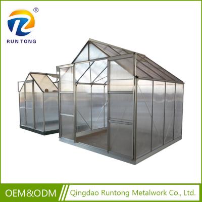 China 6.6 Square Meter Eco - Friendly Promotional Customized Wet Greenhouse Easily Assembled Wall Greenhouse for sale