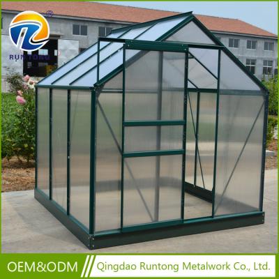 China Grow Room Grow Tent Wholesale Transparent Polycarbonate PC Aluminum Tomato Greenhouse for sale