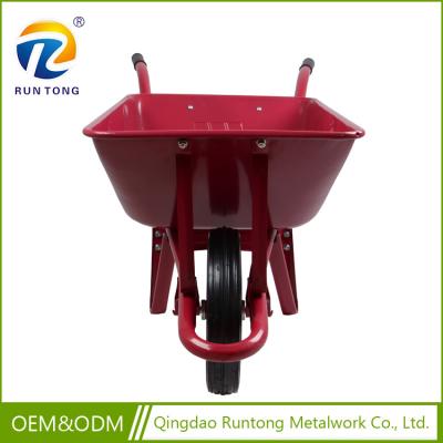 China Wholesale Farm Tools Metal Wheelbarrow Promotional Item Metal Moving Duties for sale