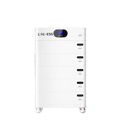 China All In One Stackable LiFePO4 Solar Power Storage Battery 51V 100AH ​​Home Energy Storage System 500Ah for sale