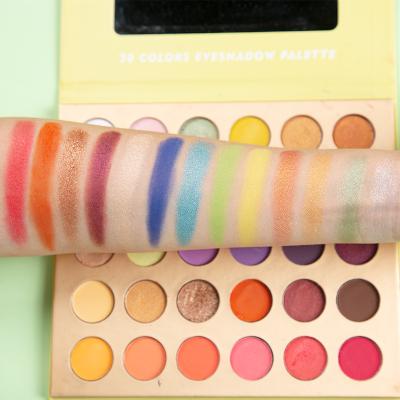 China Custom Waterproof Eyeshadow Palette High Pigmented Vegan 30 Color Cosmetics Makeup Eyeshadow Palette No Logo for sale