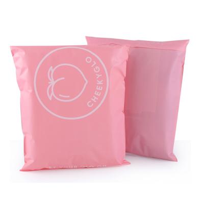 China shoes & Eco Friendly Customized Customized Pink Apparel Food Grade Delivery Printed New Custom Clear Plastic Large Bags for sale