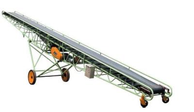 China Mobiele draagbare industriële transportersystemen Rubberband Conveyor Machine Te koop