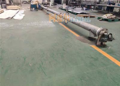 China Dia. 219mm Length 9000mm Tubular Screw Conveyor Feeder 316L Food Grade for sale