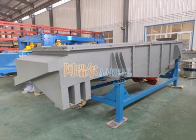 China 1000*3000mm Carbon Steel Multi Decks Linear Vibrating Screen For Calcium Carbonate for sale