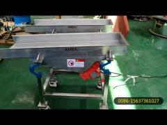 Portable Small Size Food Grade Stainless Steel Vibratory Feeder with New Shaker Conveyor Suspension