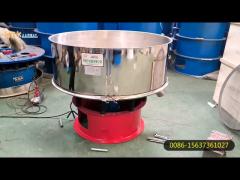 1200mm Stainless Steel Hot Soybean Milk Vibrating Filter Sieve for Slurry Solid Liquid Separation