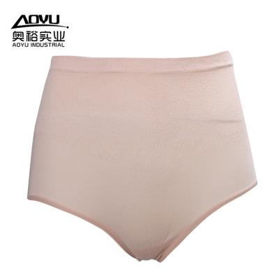 China Women's Seamless Custom Elastic Underwear Seamless Bikini Panties Briefs Shaper Underwear for sale