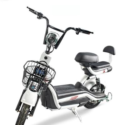 China Steel Battery electric bike 14 inch high carbon steel city e bike electric bike 350W from China for sale