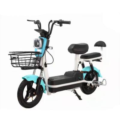 China Steel 2023 New urban electric bicycle 350W 48V 60V lead-acid battery electric vehicle lithium battery electric vehicle for sale