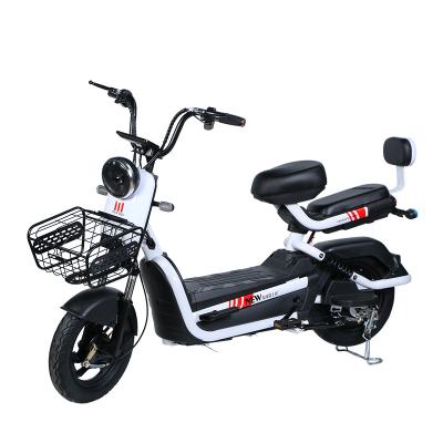 China Steel Two-wheeled electric vehicle 48V 350W electric motorcycle small household mobility Electric motor car for sale