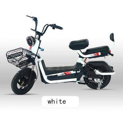 China Steel 48V12A electric two-wheeled bicycle transport with seat for sale