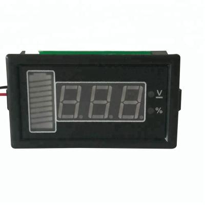 China Test battery capacity design new 85 series of digital voltage and battery level combined meter for sale