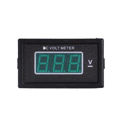 China 85 Series Led Display 85DM1-50V 68mm*38mm DC Green Self Powered Digital Voltage Panel Meter for sale