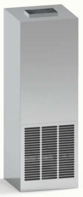 China Unidad de bobina de ventilador de tipo oculto con conducto vertical de alta presión estática de motor de corriente continua con calentador eléctrico opcional en venta