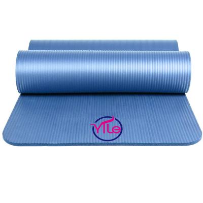 China Yoga exercises 1.5cm thickness pink and green gymnastics nbr unique fancy yoga mats with carry bag for sale