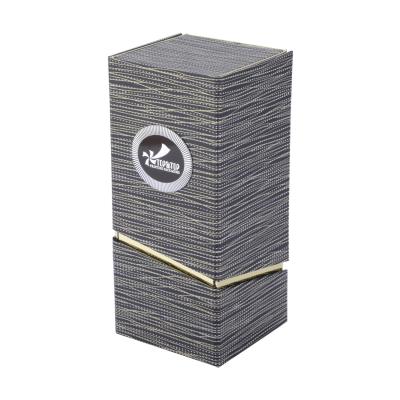 China Recycled Materials Custom 2 Pieces Perfume Rigid Luxury Perfume Box Packaging Cardboard Box With Logo for sale