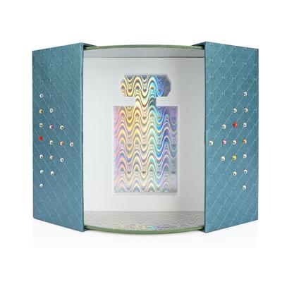 China Custom Rigid Luxury Skin Care Packaging Cardboard Box Materials Recycled Perfume Paper Box With Diamonds for sale