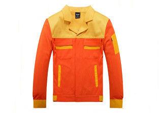 China Orange / Red Men's Work Coats Jackets Winter Durable Material / Men's Workwear for sale