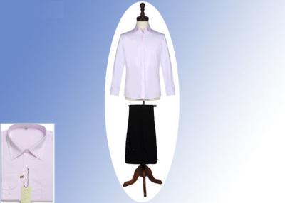 China Custom Notch Lapel Office Work Uniforms , Pink Office Staff Mens Work Uniforms for sale