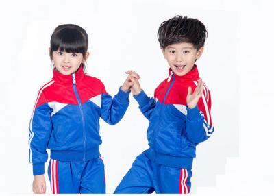 China Long Sleeve Teen School Uniform 100% Polyester Anti - Wrinkle Elastic Band Design for sale