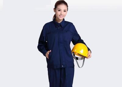 China Winter Industrial Work Uniform Jackets No Shrinkage Elastic Waistband With Logo Printing for sale