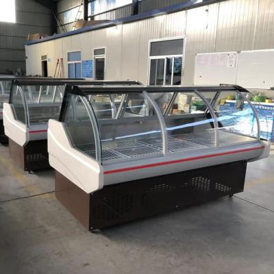 China COMPRESSOR Fresh Meat Display Fridge Commercial Display Freezer Beef Fridge for sale