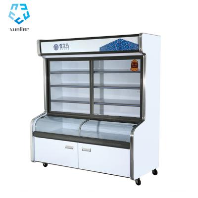 China Double-temperature deep freezer masterchef upright commercial goods refrigerator freezer for sale