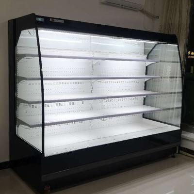 China Open COMPRESSOR Display Cabinet Fridge The Wind Curtain Arch Fruit Display Fridge for sale