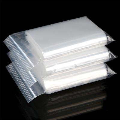 China Transparent PE Plastic Bag Plastic Packaging Bags Moisture Proof With Zipper for sale